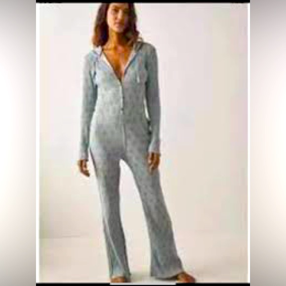 Free People Intimately Free Thermal One Piece Pajamas - Picture 1 of 5